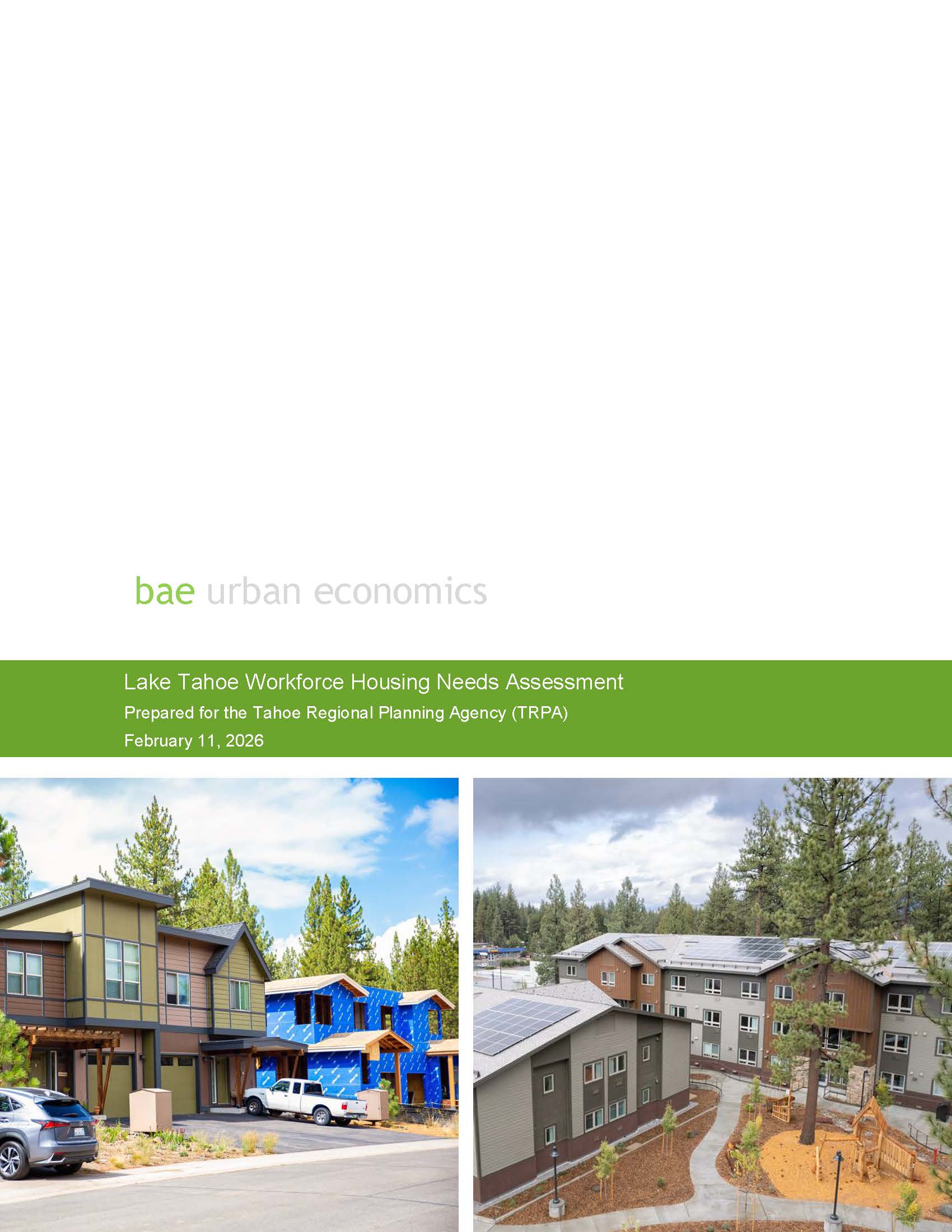 2025 Tahoe Housing Needs Assessment and Survey Report